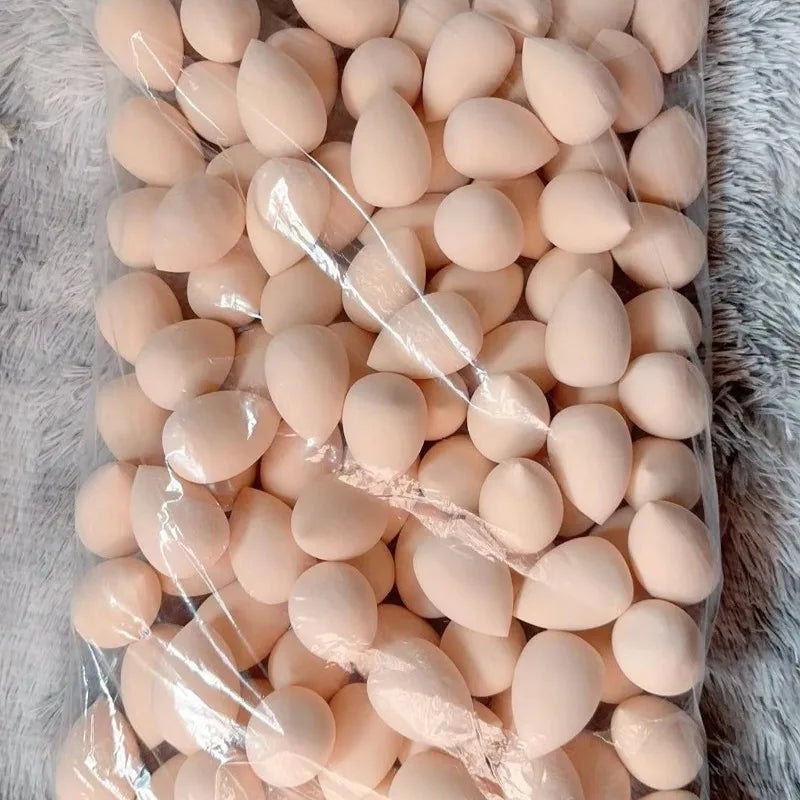 20/50PCS Mini Finger Puff Beauty Cosmetic Foundation Cosmetic Sponge Makeup Blender Suitable For Cream & Powder Concealer