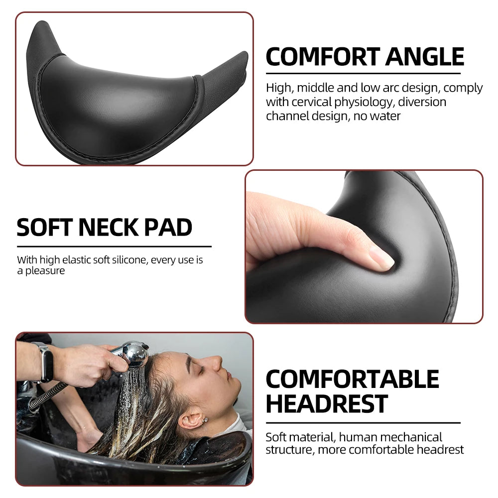 Salon Hair Washing Sink Neck Rest Pillow Spa Silicone Cushion Hairdressing Barbershop Accessories