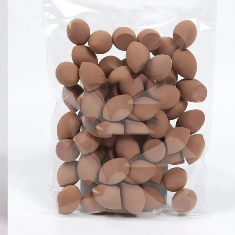 20/50PCS  Mini Finger Puff Beauty Cosmetic Foundation Cosmetic Sponge Makeup Blender Suitable For Cream & Powder Concealer
