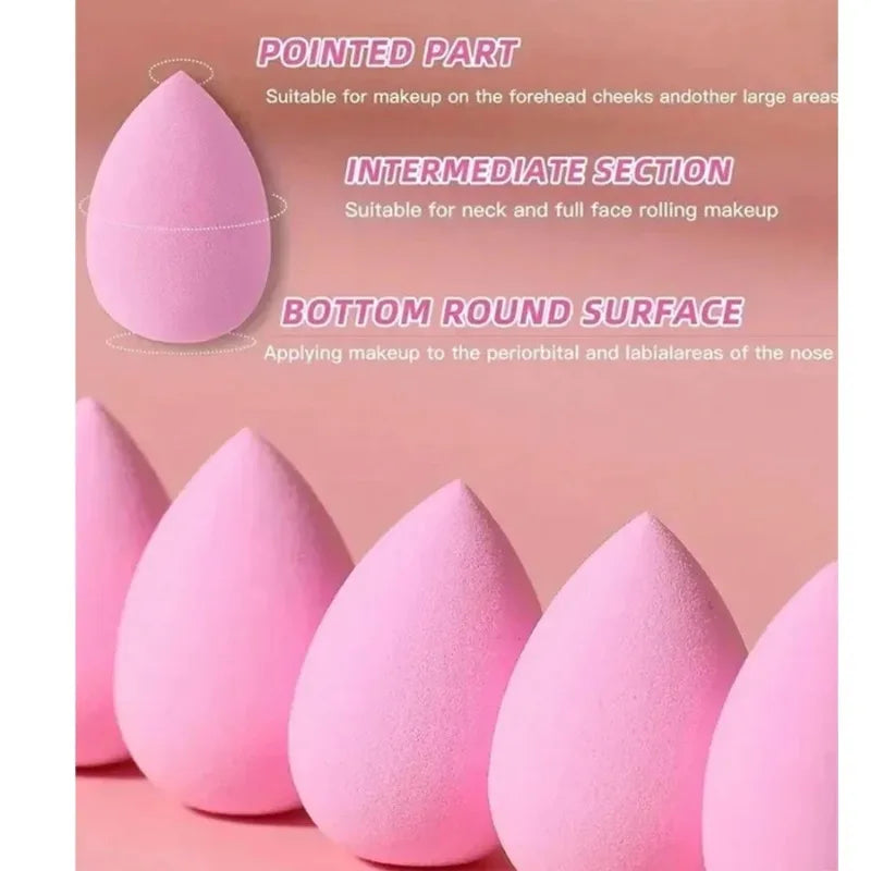 20/50PCS  Mini Finger Puff Beauty Cosmetic Foundation Cosmetic Sponge Makeup Blender Suitable For Cream & Powder Concealer